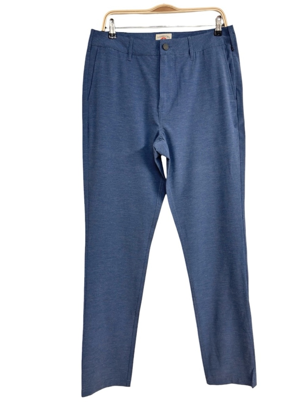 Faherty All Day Pants Navy Blue Lightweight Hidden Pocket Mens Size 32 NWT